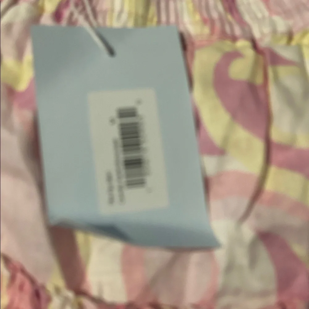 Pink and Yellow Ruffled skirt‎